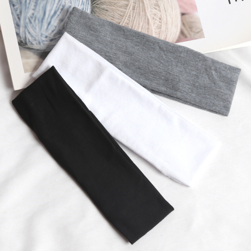 Women'S Yoga Accessories - 3 個弾性ヘア汗止めバンド男性女性スポーツヘアバンドヘッドバンドヨガヘッドバンド帽子 Headwrap ワークアウトヘアアクセサリー