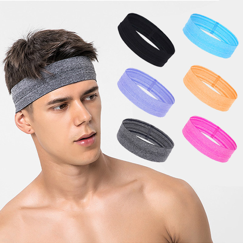 Women'S Yoga Accessories - ファッション夏のスポーツヘッドバンド男性用ノンスリップシリコーン吸汗ヘッドバンド女性ヨガフィットネスランニングヘアアクセサリー