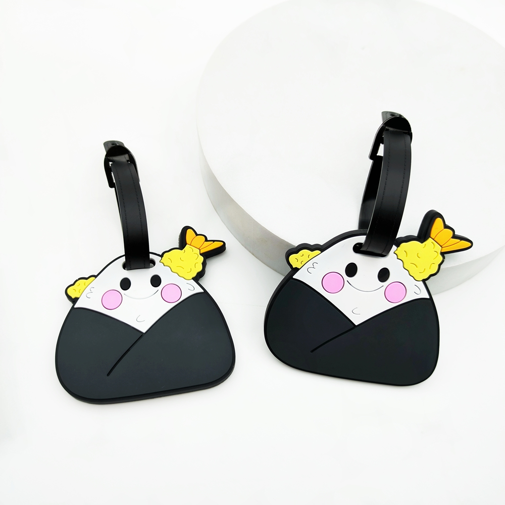Women Accessories Business - かわいいzongzi-食品荷物タグ、吊り下げタグ、低損失防止、idカード、ビジネス旅行に男性と女性に使用する必要があります、2個