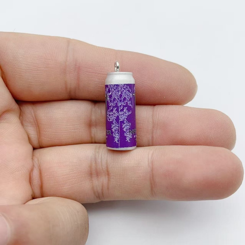10個入り ミニチュア シミュレーション飲料缶 レジンチャー - Women'S Keychain Accessories のレビューと価格