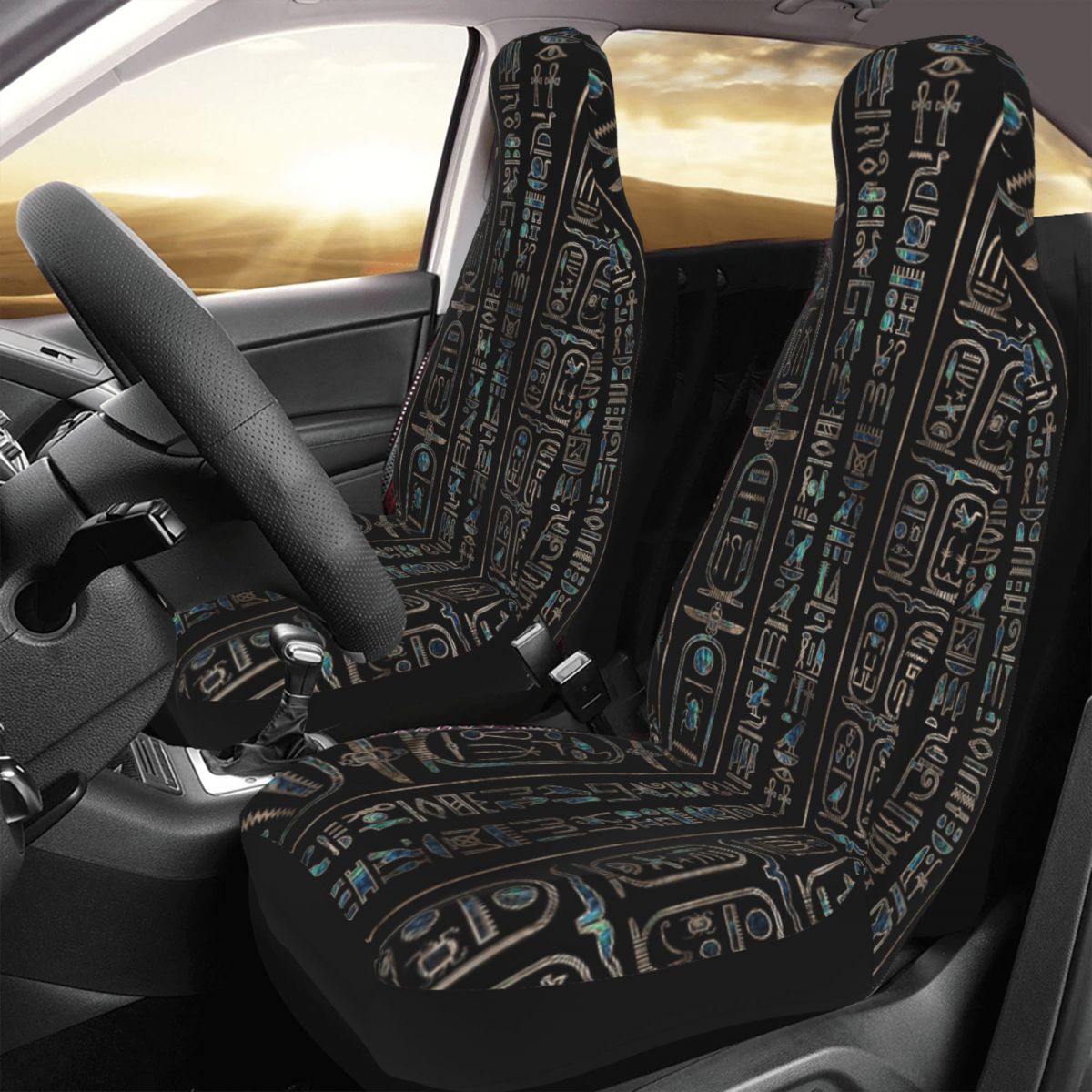象形文字エジプトユニバーサルカーシートカバープロテクターイン - Women Accessories In Egypt のレビューと価格