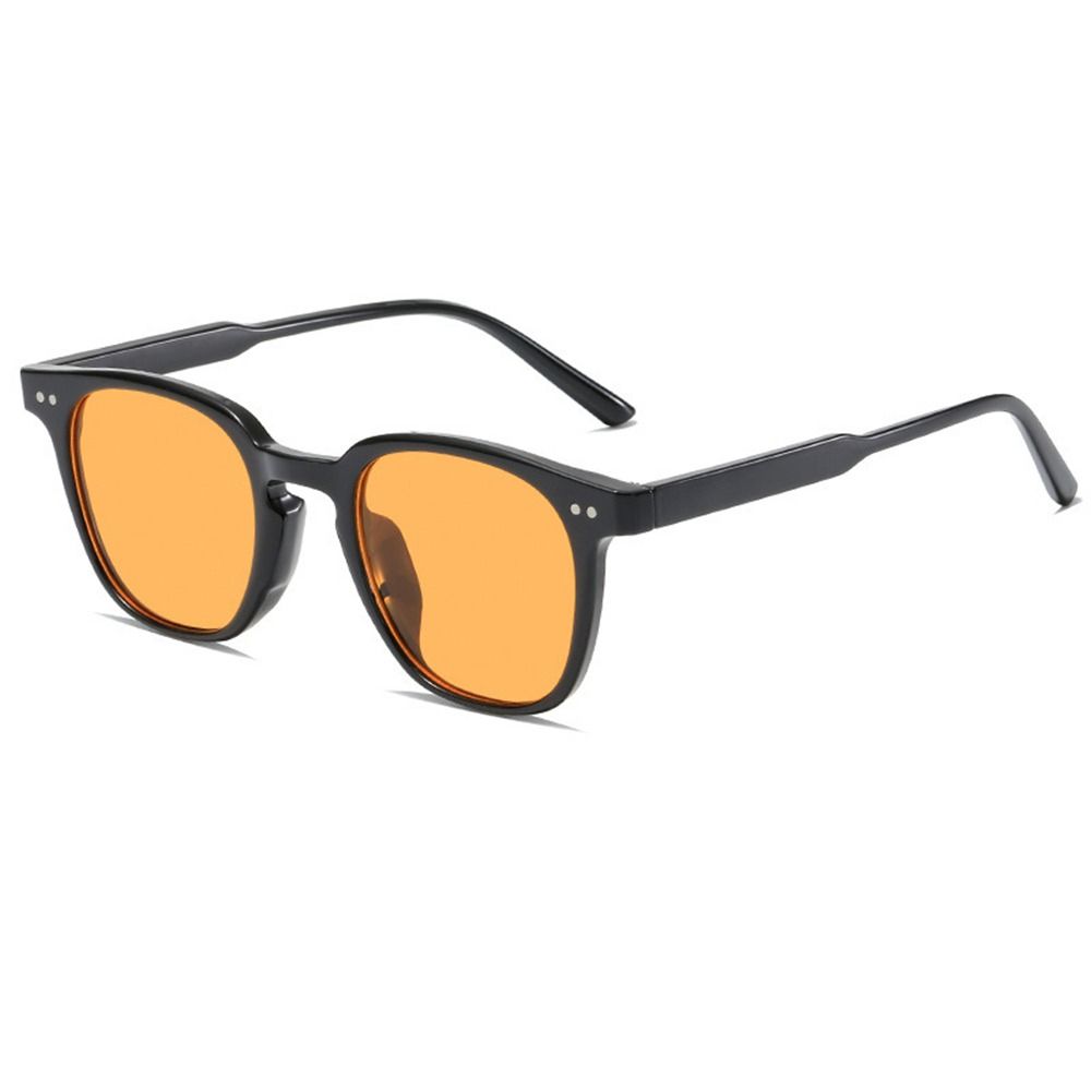 UV400 ブラックサングラス メンズ ヴィンテージ オーバ - Sunglasses Oversized Square のレビューと価格