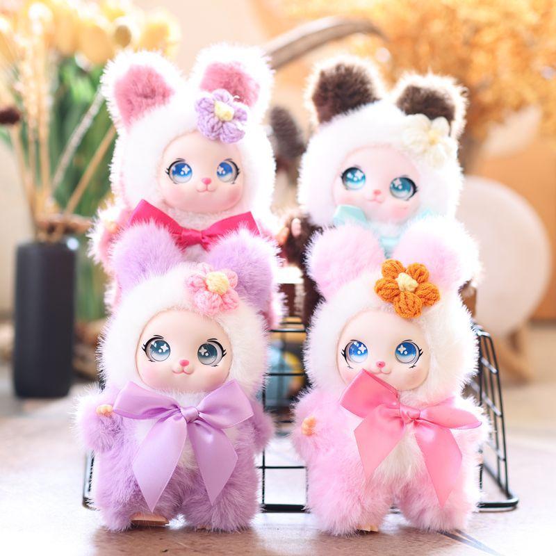 かわいい動物のぬいぐるみキーホルダー 15cm カワイイビニ - Women'S Keychain Accessories のレビューと価格