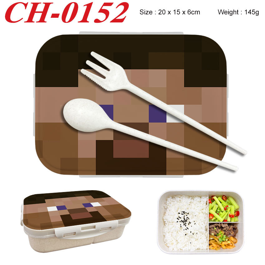 Minecrafted 3ピース日本風断熱ランチボックス、取 - Women Accessories Box のレビューと価格