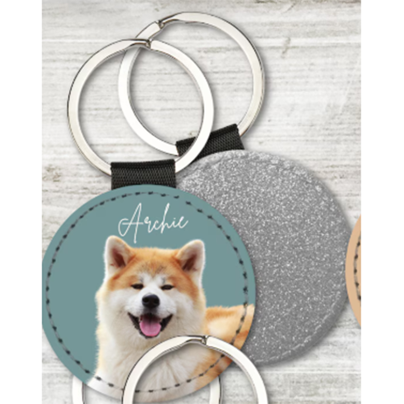 カスタムペット写真キーホルダー、パーソナライズされた犬猫の肖 - Women'S Keychain Accessories のレビューと価格