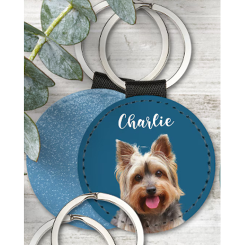 カスタムペット写真キーホルダー、パーソナライズされた犬猫の肖 - Women'S Keychain Accessories のレビューと価格