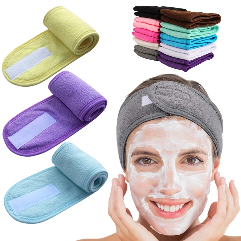 女性ヘッドバンド調節可能なワイドヘアバンドヨガスパバスシャワ - Women'S Yoga Accessories のレビューと価格