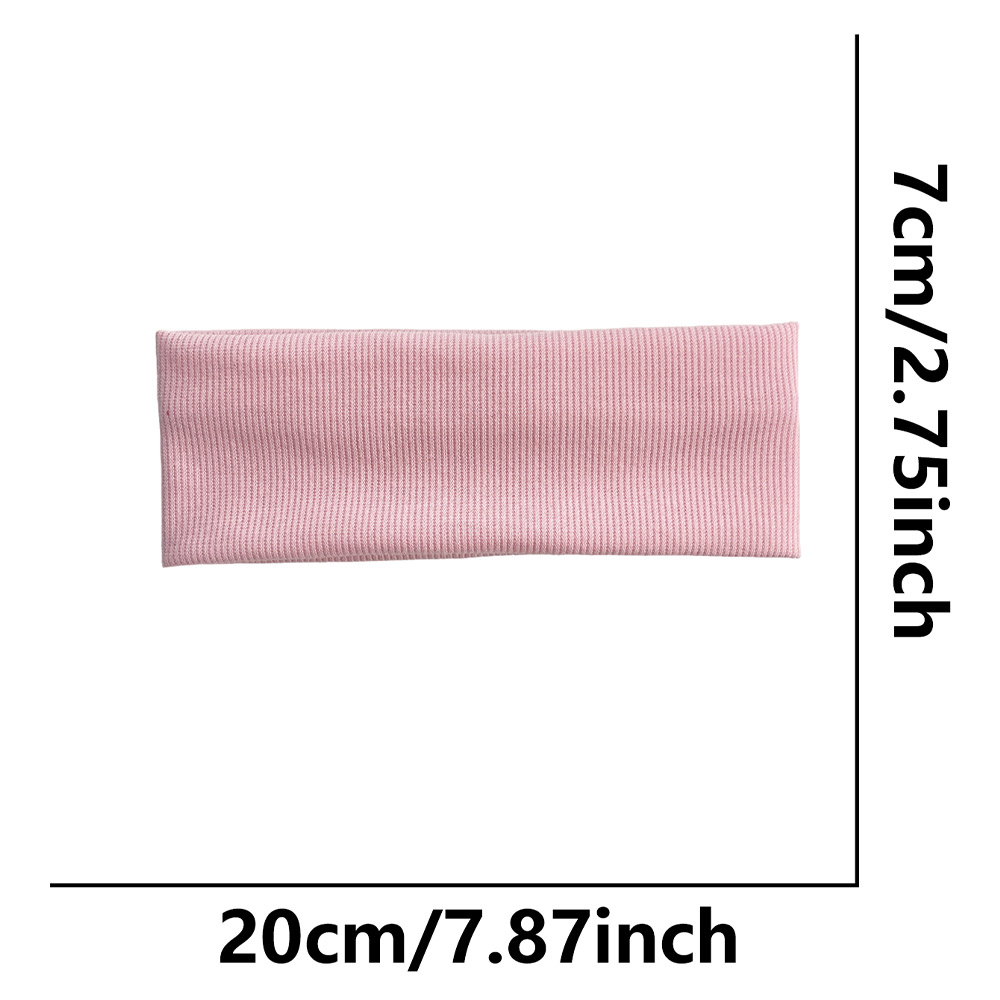 4個入り幅広リブ編み伸縮性ヘッドバンド、女性用シンプル無地ヘ - Women'S Yoga Accessories のレビューと価格
