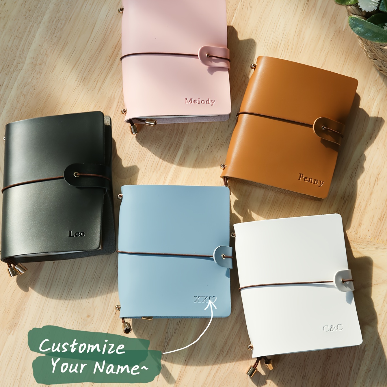 パーソナライズされたエンボス加工カスタムネーム入り3-in- - Women Accessories Business Name のレビューと価格