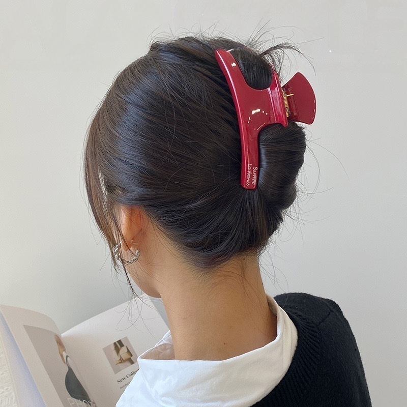 女の子と女性のための大きなサイズの赤い髪の爪,アセテートの帽 - Women Accessories Business のレビューと価格