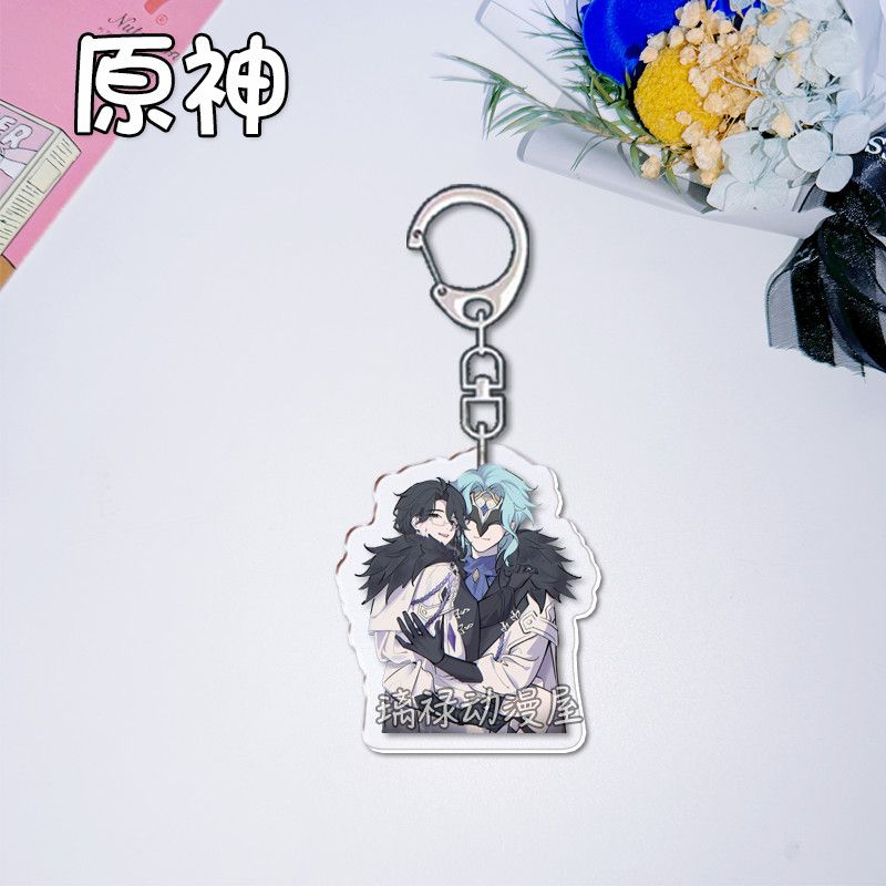 2 個原神インパクトキーホルダー女性用アクセサリーバッグドク - Women'S Keychain Accessories のレビューと価格