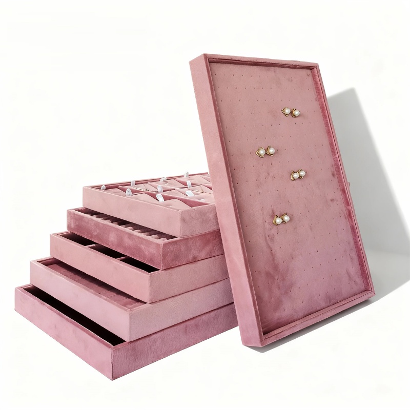 ベルベット製ジュエリーオーガナイザートレイ、引き出し用インサ - Women Accessories Drawer のレビューと価格