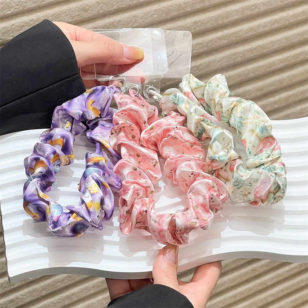 女性用シルクサテンシュシュ、ユニバーサルフォンストラップ（ク - Women'S Keychain Accessories のレビューと価格
