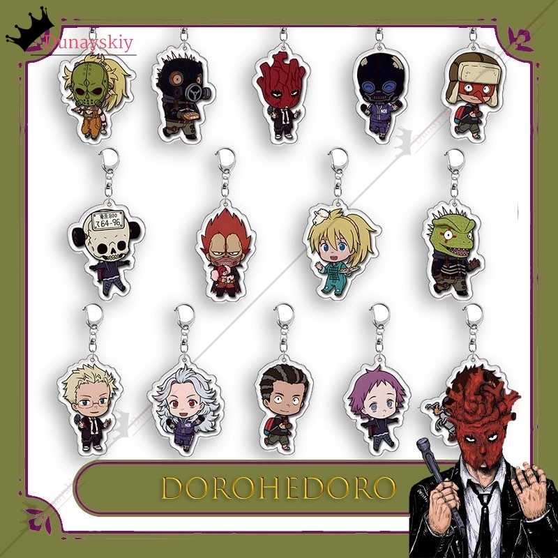 YiNuo%ドロヘドロ アクリルキーホルダー カイマン・ニカ - Women'S Keychain Accessories のレビューと価格