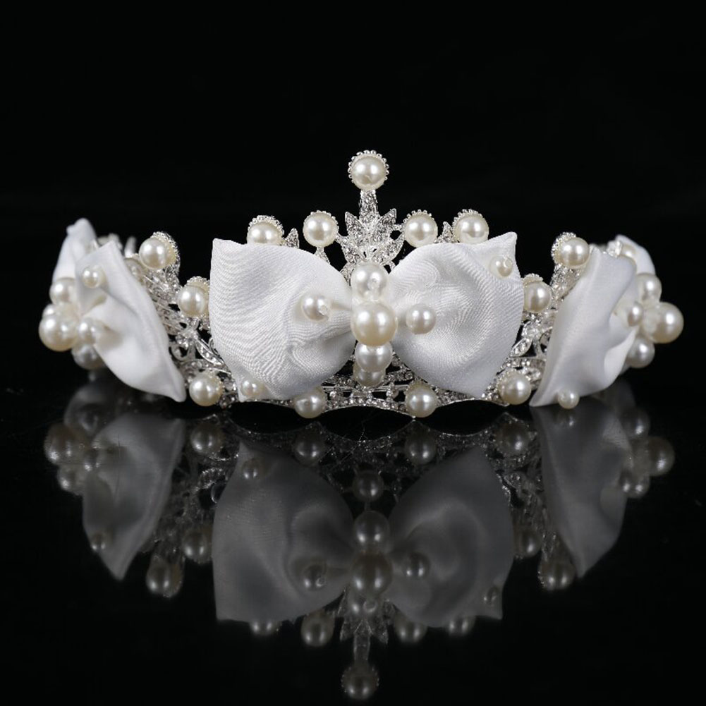 ブライダルクラウンクイーンヘッドバンド女性ボウタイヘアアクセ - Queen Accessories のレビューと価格