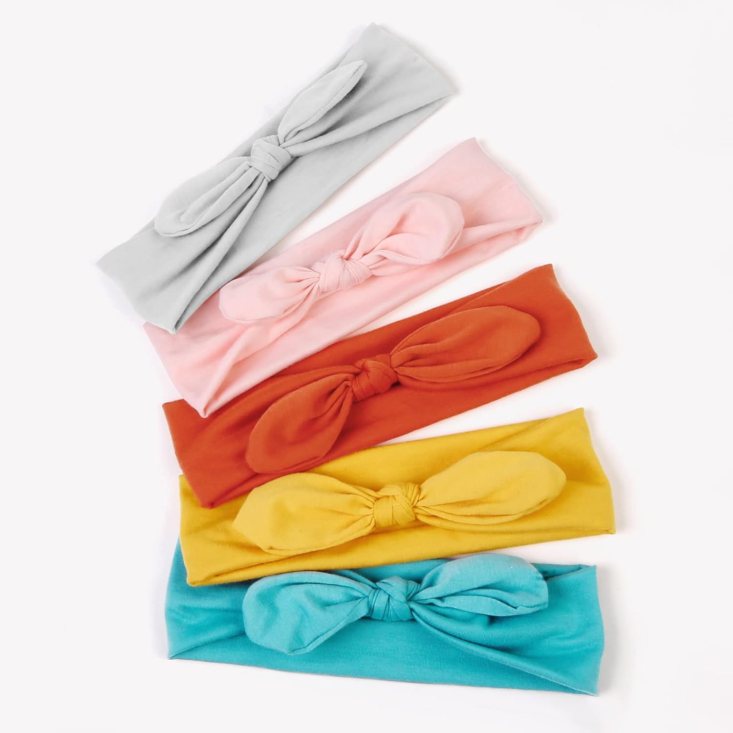 かわいいウサギの耳ヘッドバンド女性ガールズノットヘアバンドバ - Women'S Yoga Accessories のレビューと価格