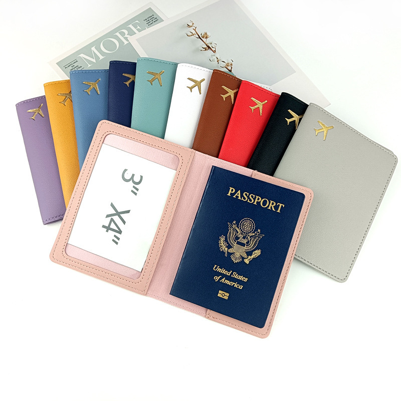 高級飛行機用パスポートカバー カスタムネーム 男女兼用 ビジ - Women Accessories Business Name のレビューと価格