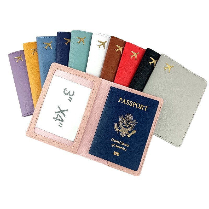 高級飛行機用パスポートカバー カスタムネーム 男女兼用 ビジ - Women Accessories Business Name のレビューと価格