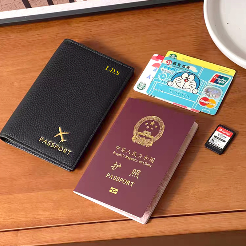 カスタム名パスポートホルダー本革飛行機旅行財布女性の高級出張 - Women Accessories Business Name のレビューと価格