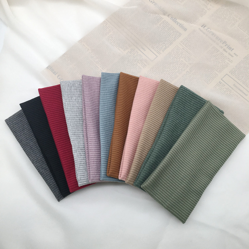 ソリッドカラーのヘッドバンド女性のための新しいヘアバンドニッ - Women'S Yoga Accessories のレビューと価格