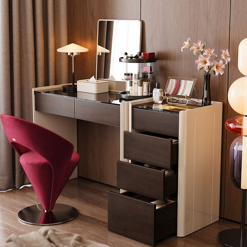 コーヒーモダンな化粧台コンピュータ収納引き出しアクセサリーチ - Women Accessories Drawer のレビューと価格