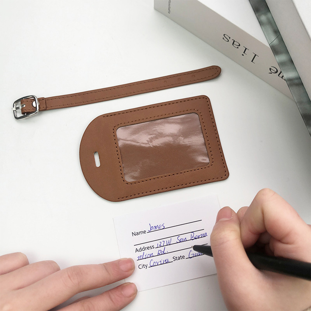 女性用ラゲッジタグ,名前,パーソナライズ,旅行,スーツケース - Women Accessories Business Name のレビューと価格