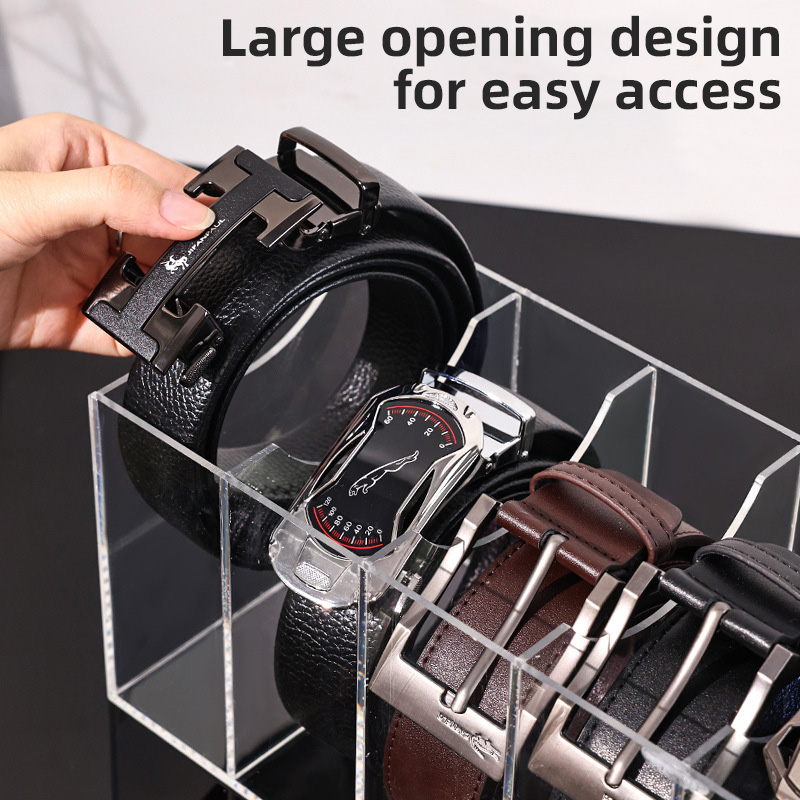 レザーベルト収納ボックス、複数のコンパートメント付きデスクト - Women Accessories Drawer のレビューと価格