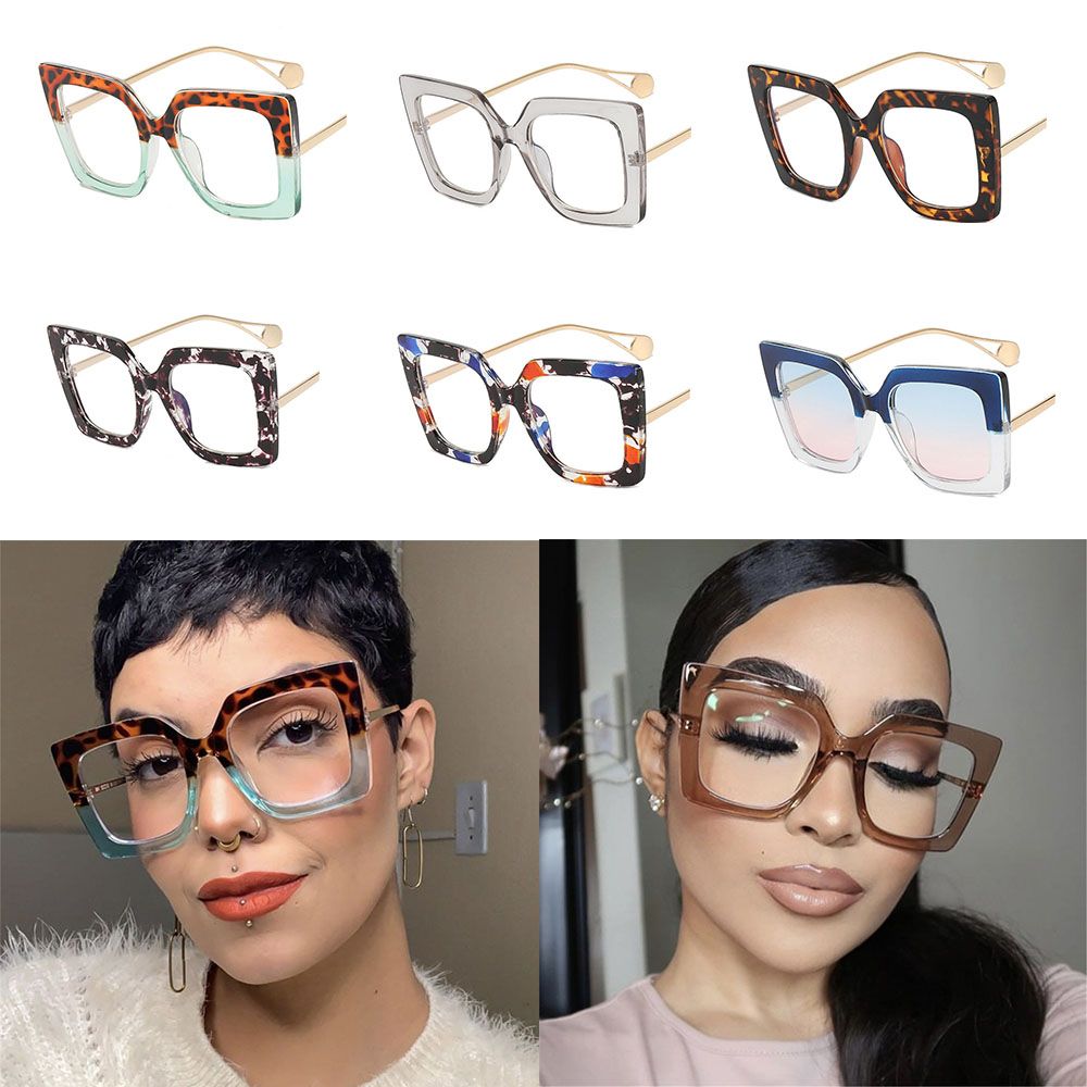 新しい正方形の光学メガネ,ファッショナブルなアンチブルーサン - Sunglasses Oversized Square のレビューと価格