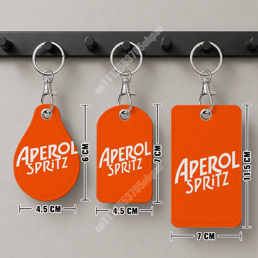 オレンジ色のプロセッコA-アペロールS-スプリッツレザーキー - Women'S Keychain Accessories のレビューと価格