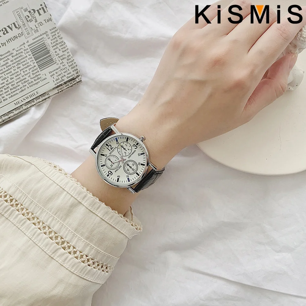 ファッションクォーツ時計女性レザーストラップビジネスカジュア - Women Accessories Business のレビューと価格