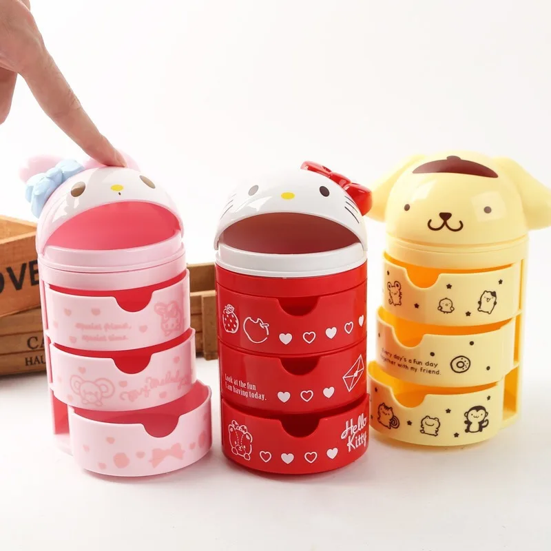 ハローキティ アニメ周辺グッズ 3層引き出し収納ボックス マ - Women Accessories Drawer のレビューと価格