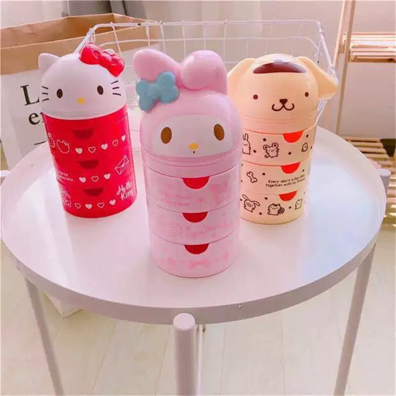 ハローキティ アニメ周辺グッズ 3層引き出し収納ボックス マ - Women Accessories Drawer のレビューと価格
