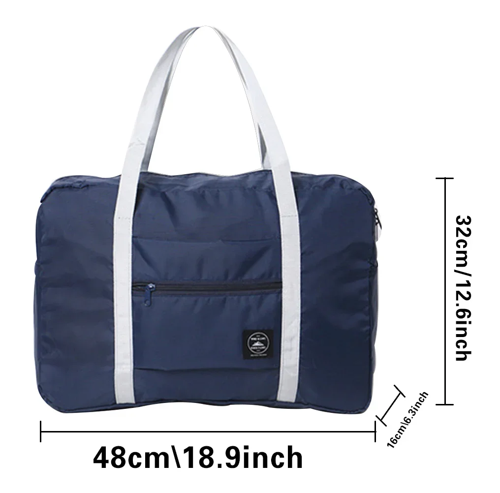 ポータブルトラベルバッグ女性用荷物出張折りたたみ式オーガナイ - Women Accessories Business Name のレビューと価格
